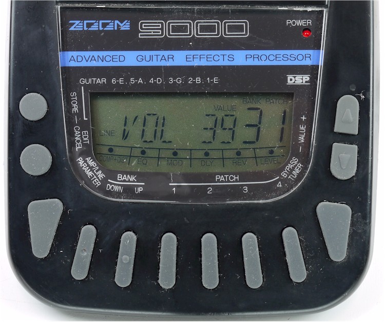 ZOOM 9000 Advanced Guitar MultiEffects Processor w/FC01 Pedal, Cables