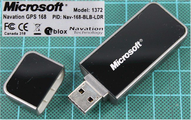 Microsoft 1372 Navation GPS 168 USB Receiver ++FREE SHIP!