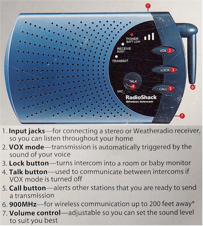 NEW RADIOSHACK 900 MHz Wireless AddOn Unit 43124 *OPEN BOX