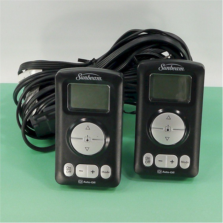 Sunbeam PAC0544/W85KQ Dual Controller w/4PRONG Electric Blankets