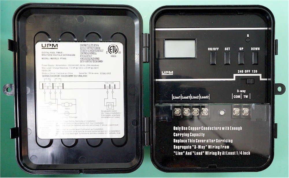 UPM PT555 Heavy Duty Outdoor Pool Digital Timer *OPEN BOX!* eBay