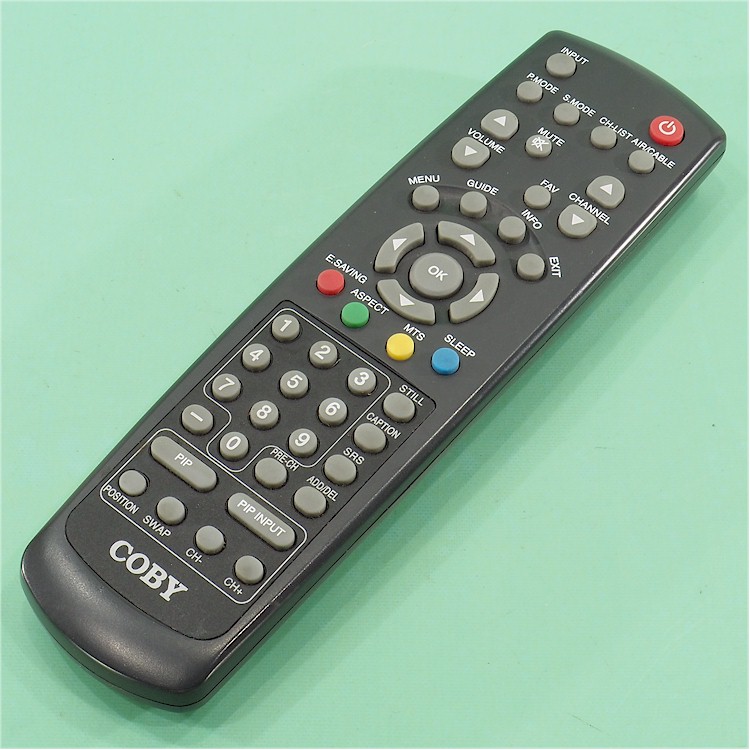 NEW COBY TV Remote Control for TTFTV3709,TFTV3709,TFTV3708,TFTV4209