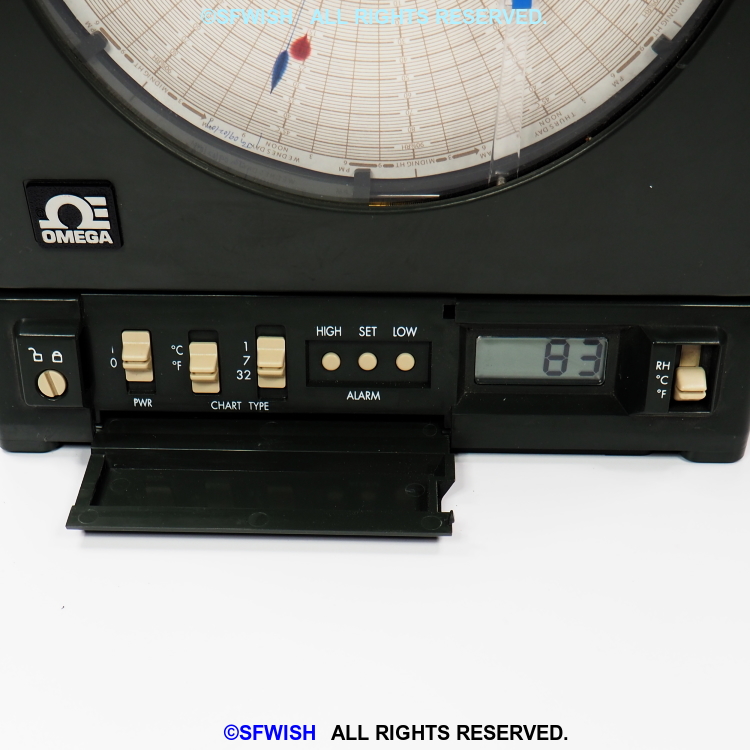 OMEGA CT485B110V Temperature & Humidity Chart Recorder w/Probe *PLEASE
