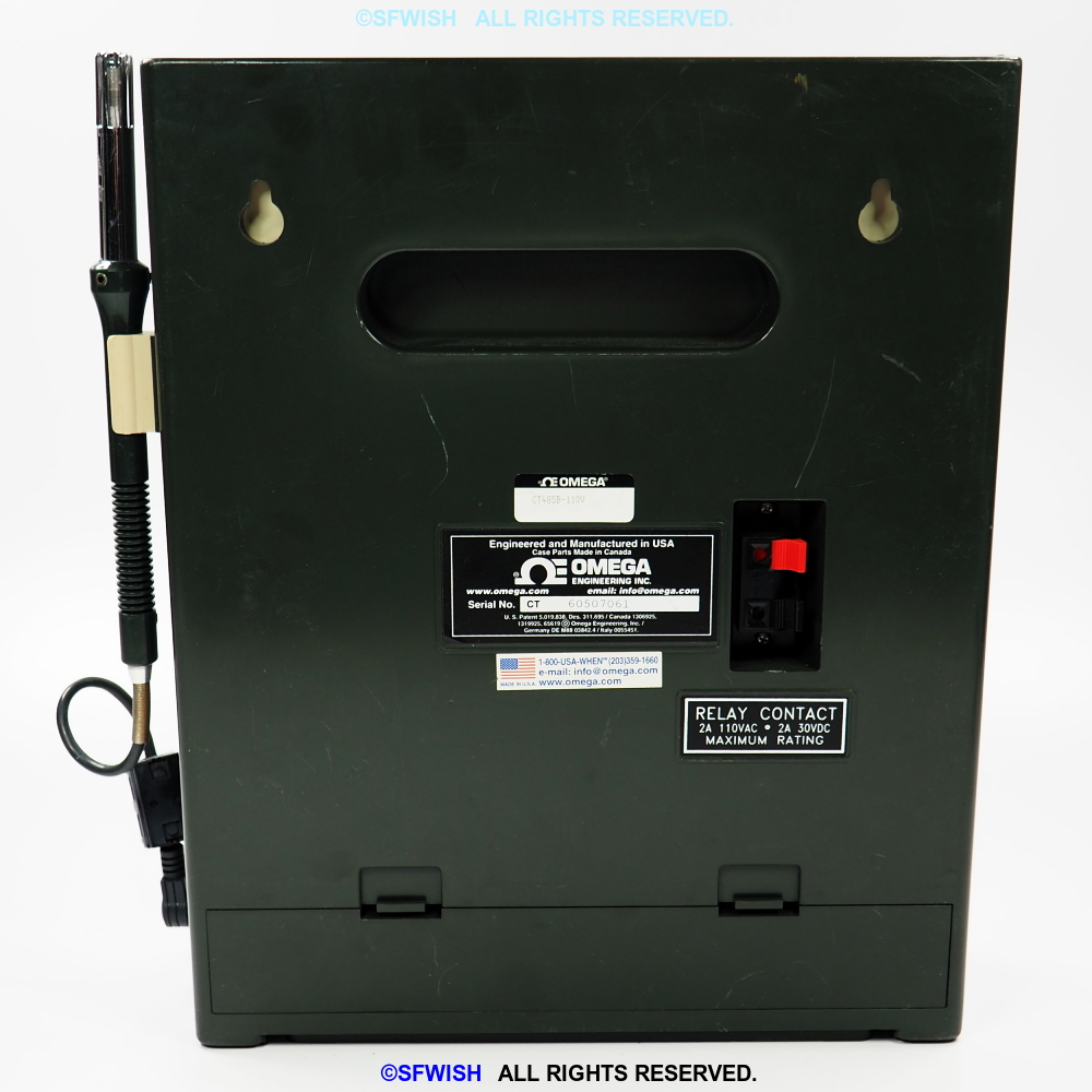OMEGA CT485B110V Temperature & Humidity Chart Recorder w/Probe *PLEASE