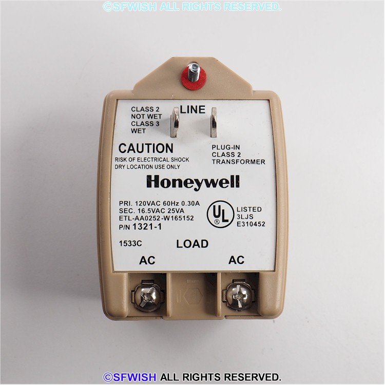 NEW Honeywell 1321 16.5VAC 25VA Power Transformer for VISTA Panel